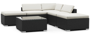 TEXAS Lounge schwarz/beige