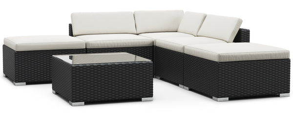 TEXAS Lounge schwarz/beige