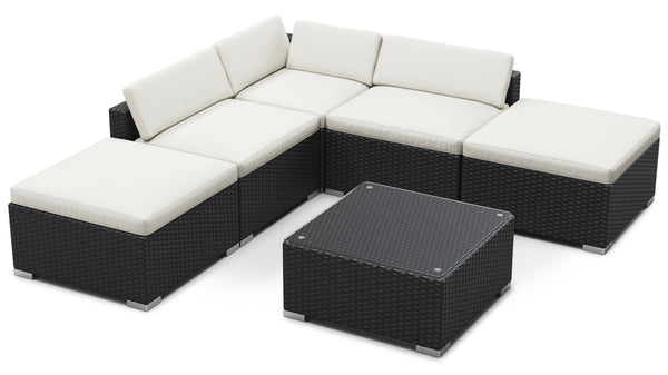 TEXAS Lounge schwarz/beige