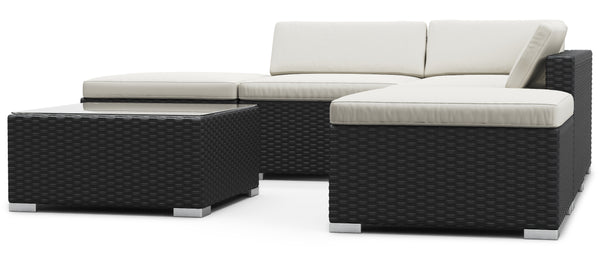 TEXAS Lounge schwarz/beige