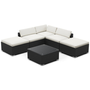 TEXAS Lounge schwarz/beige