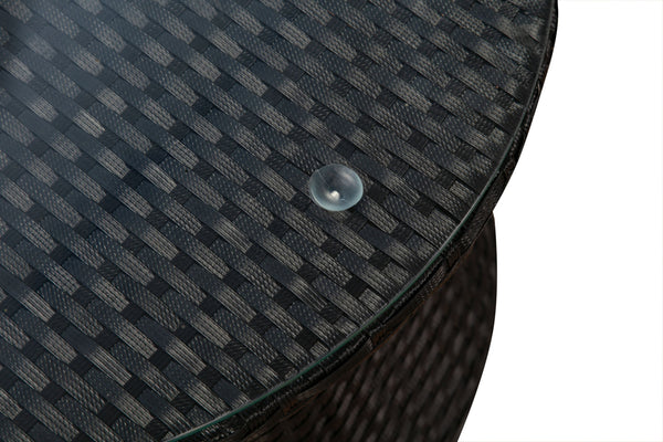 Rattan Lounge stapelbar Turm