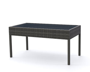 Gartenset CATANIA Rattan grau