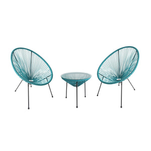 Acapulco Gartenmöbel Set türkis