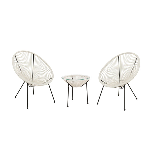 Acapulco Gartenmöbel Set weiss