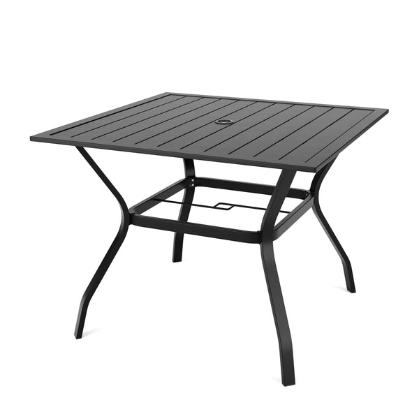 Gartenmöbel Set FREDERICO 5-teilig schwarz