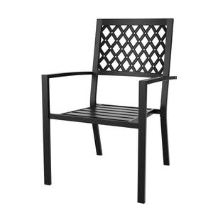 Gartenmöbel Set FREDERICO 5-teilig schwarz