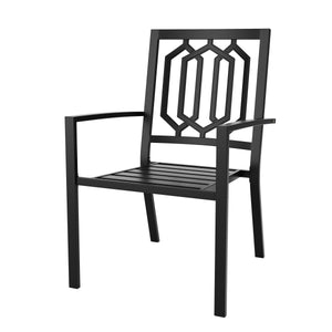 Gartenmöbel Set FREDERICO 7-teilig schwarz