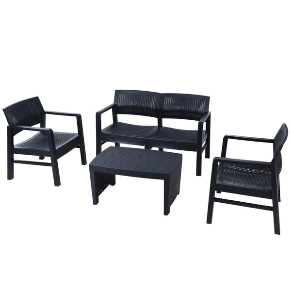 Gartenmöbel Set FUJI 4-teilig