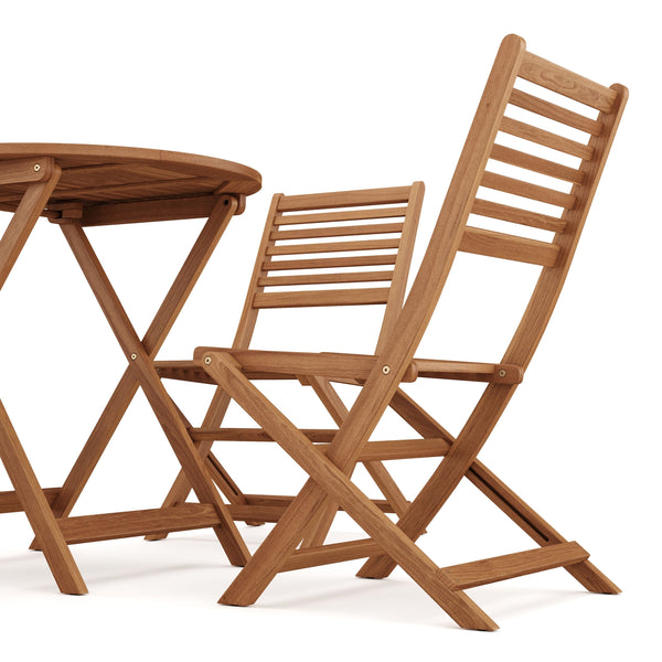 Gartenmöbel Set Holz AOSTA 5-teilig