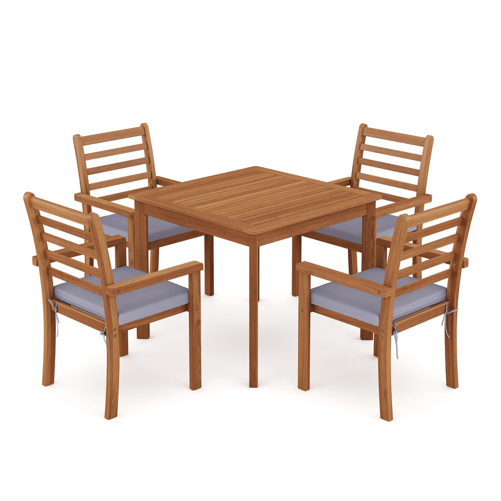 Set di mobili da giardino in legno APULIA da 5 pezzi