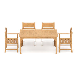 Gartenmöbel Set Holz MONICA 5-teilig