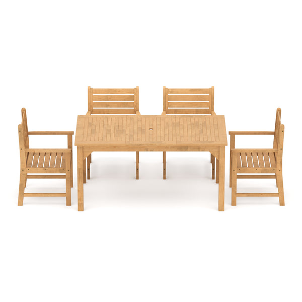 Gartenmöbel Set Holz MONICA 5-teilig