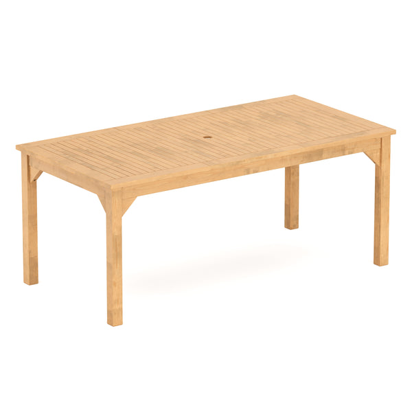 Gartenmöbel Set Holz MONICA 7-teilig