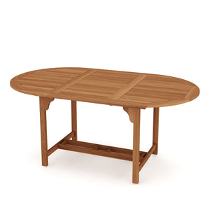Gartenmöbel Set Holz NISA 7-teilig