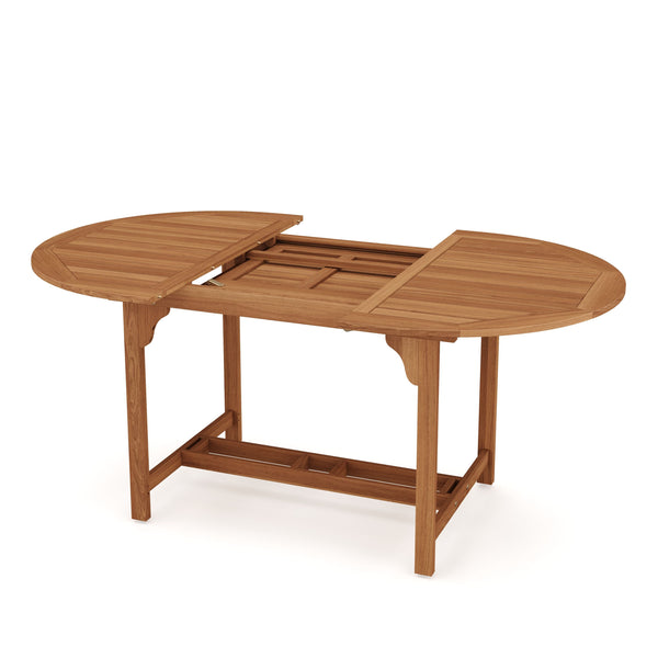 Gartenmöbel Set Holz NISA 7-teilig