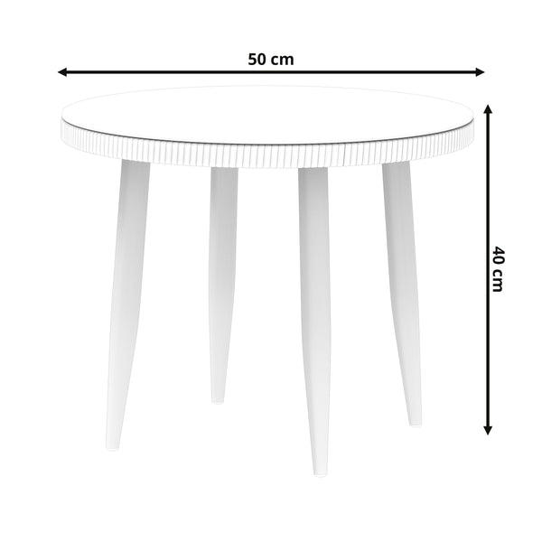 Gartenmöbel Set ISOLDA 3-teilig beige/anthrazit