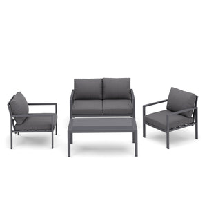 Gartenmöbel Set KAPLAN anthrazit