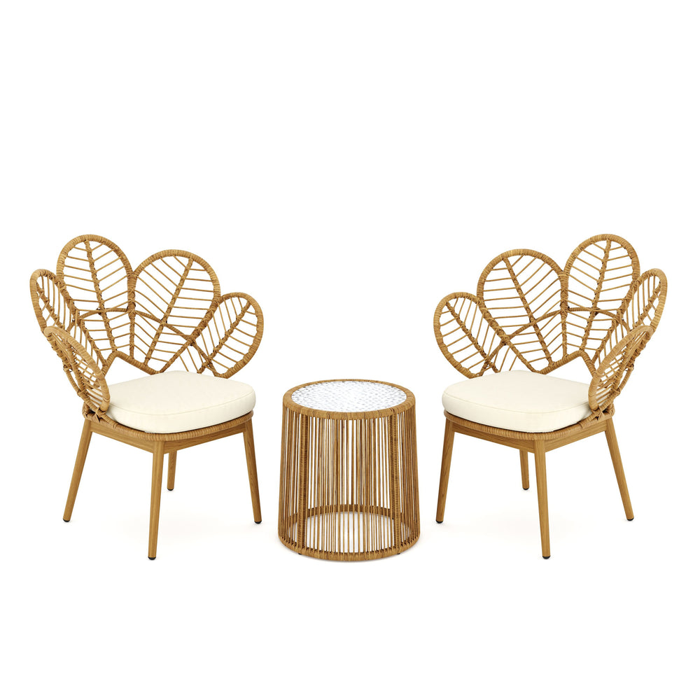 Set di mobili da giardino in rattan COSIMA