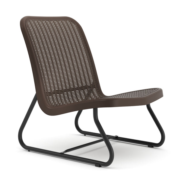 Gartenmöbel Set Rattan MERIVA braun