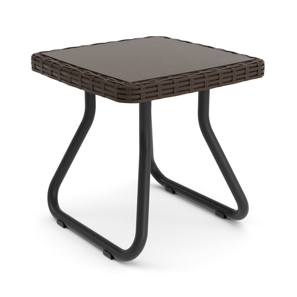 Gartenmöbel Set Rattan MERIVA braun