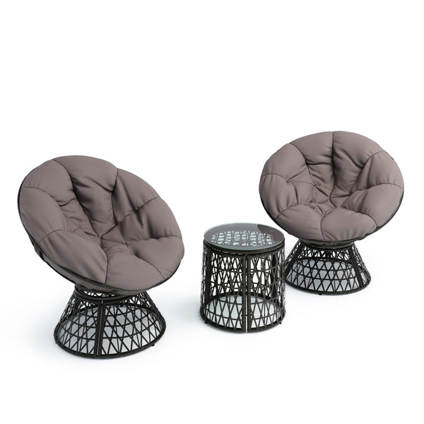 Gartenmöbel Set SAN REMO anthrazit