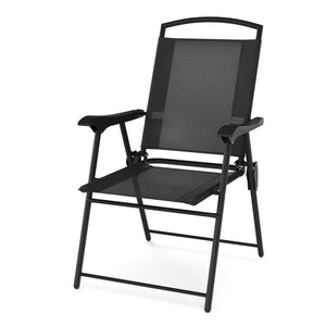 Gartenmöbel Set SILVANO mit Schirmloch schwarz