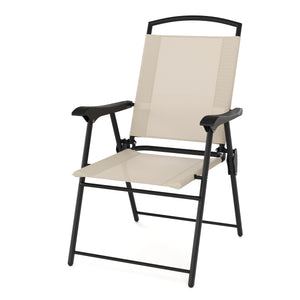 Gartenmöbel Set SILVANO mit Schirmloch beige/schwarz