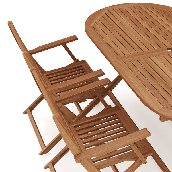 Gartenmöbel Set aus Holz ADONIS