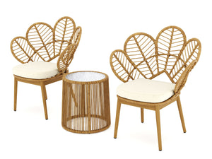 Gartenmöbel Set aus Rattan COSIMA
