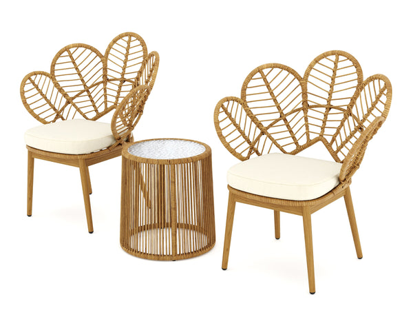 Gartenmöbel Set aus Rattan COSIMA