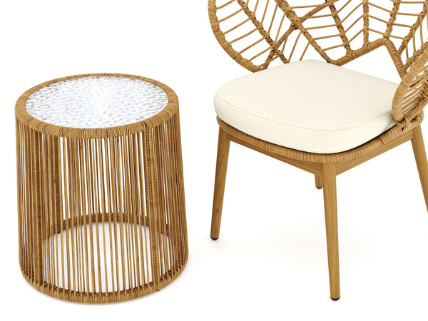 Gartenmöbel Set aus Rattan COSIMA