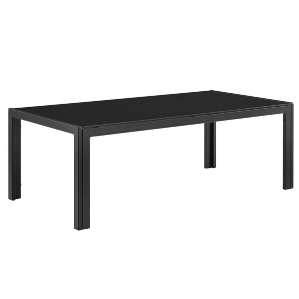 Gartenmöbelset Lerum 4-tlg. Schwarz