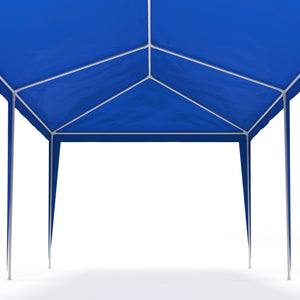 Gartenpavillon 3 x 9 m blau