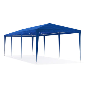 Gartenpavillon 3 x 9 m blau