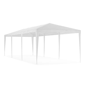 Gartenpavillon 3 x 9 m weiss