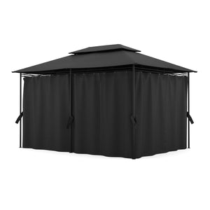 Gartenpavillon 3 x 4 m anthrazit