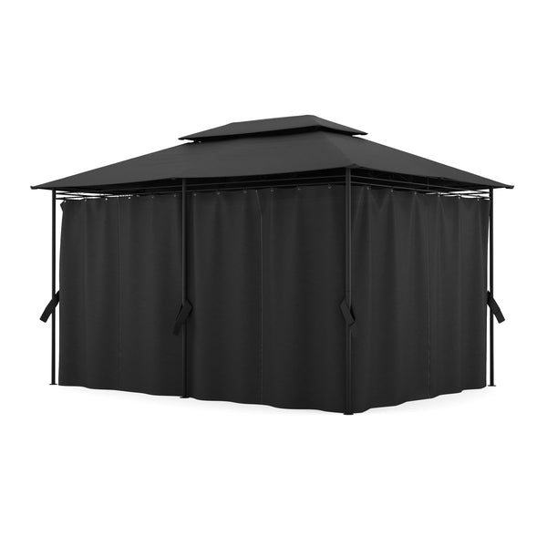 Gartenpavillon 3 x 4 m anthrazit