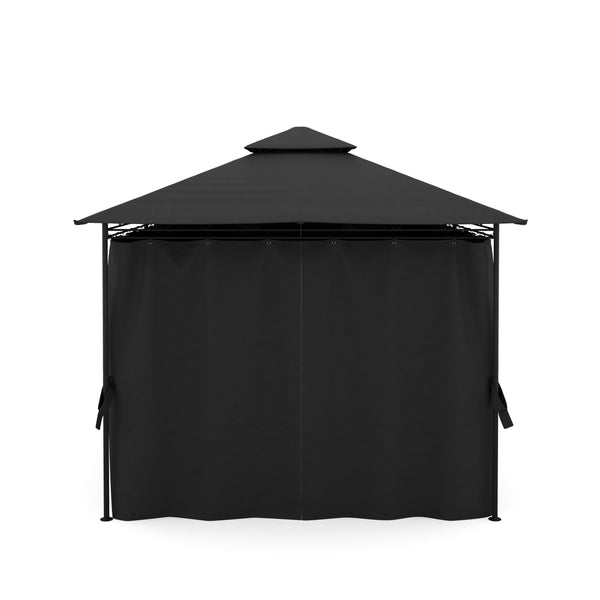 Gartenpavillon 3 x 4 m anthrazit