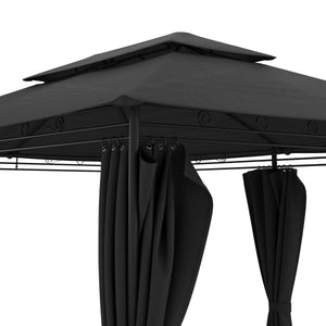 Gartenpavillon 3 x 4 m anthrazit