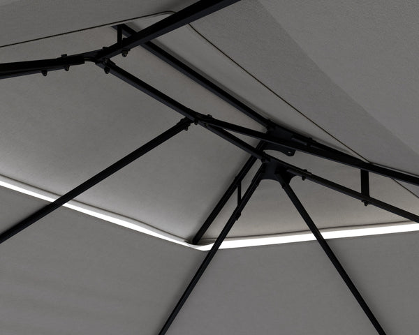 Gartenpavillon GAZ 3 x 4 m beige