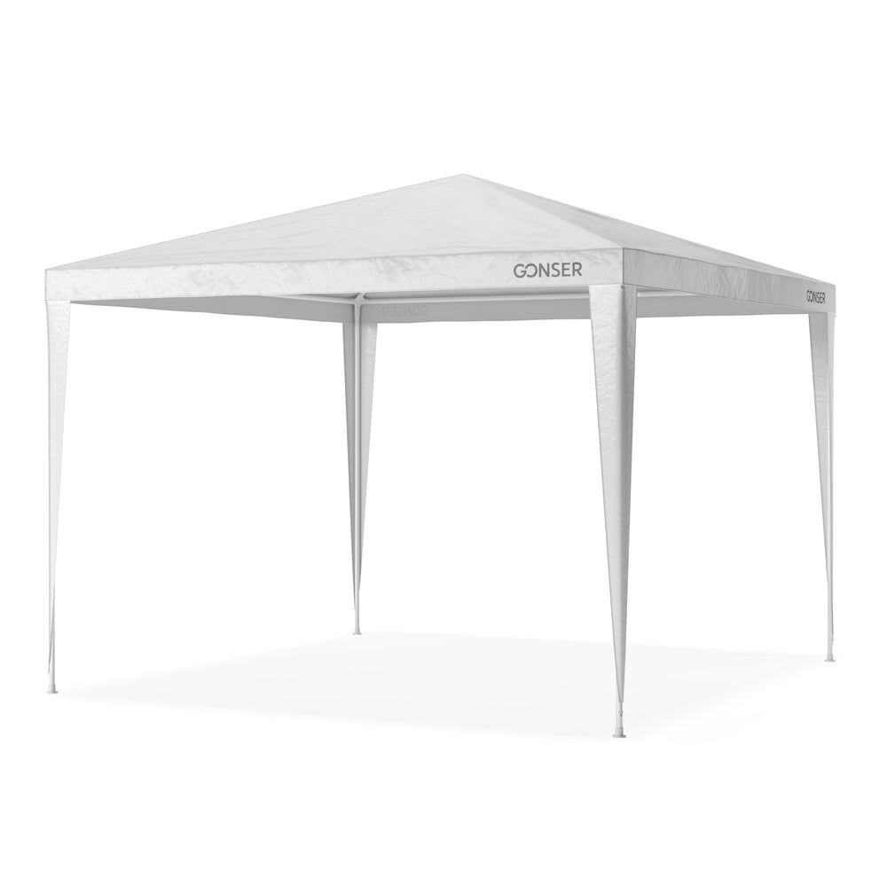 Gartenpavillon Partyzelt 3 x 3 x 2.6 m weiss