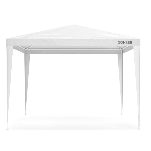 Gartenpavillon Partyzelt 3 x 3 x 2.6 m weiss