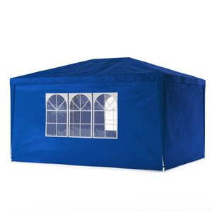 Gartenpavillon Partyzelt 3x4 m blau