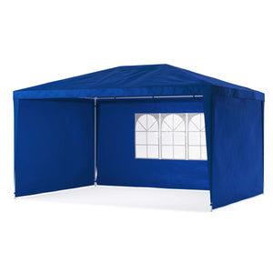Gartenpavillon Partyzelt 3x4 m blau