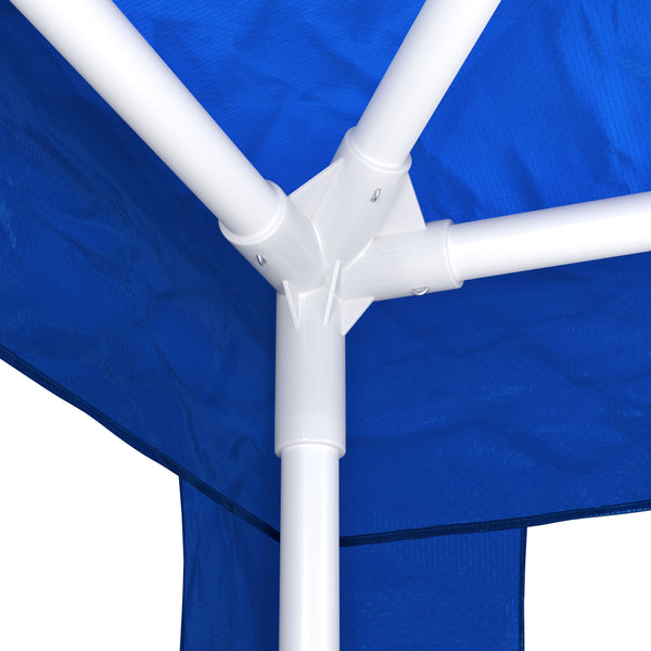 Gartenpavillon Partyzelt 3x4 m blau