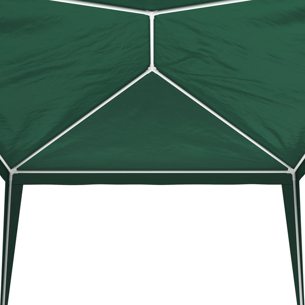 Gartenpavillon Partyzelt 3 x 4 m grün inkl. 4 Seitenwände