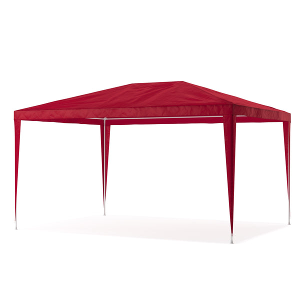 Gartenpavillon Partyzelt 3 x 4 m rot