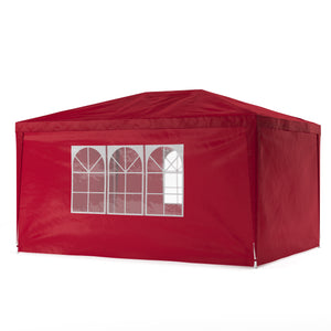 Gartenpavillon Partyzelt 3 x 4 m rot