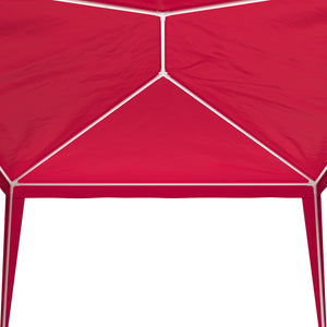 Gartenpavillon Partyzelt 3 x 4 m rot